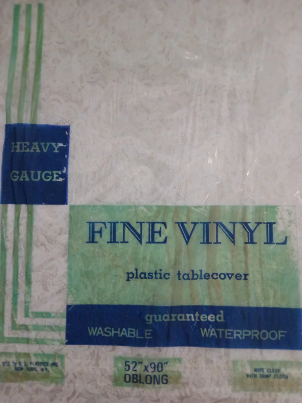 fine vinyl plastic tablecover